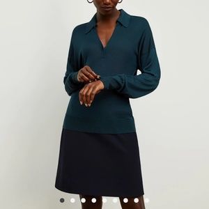 NWT Leo silk pullover size XS